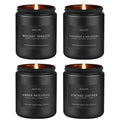 Scented Candles Set for Men – 4-Pack Masculine Soy Candles, Gifts for Dad