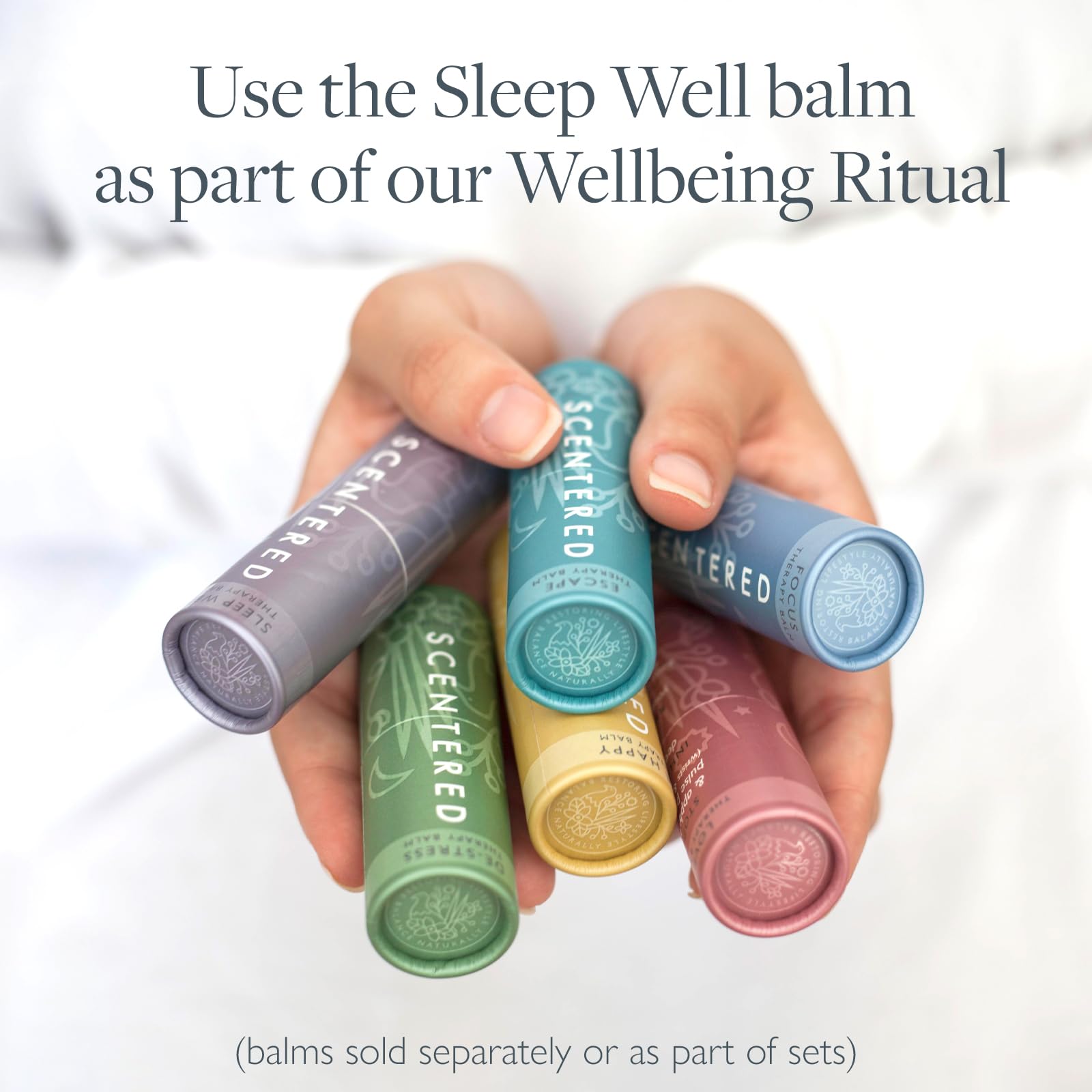 Scentered Sleep Well Balm – Aromatherapy Sleepstick with Lavender & Chamomile