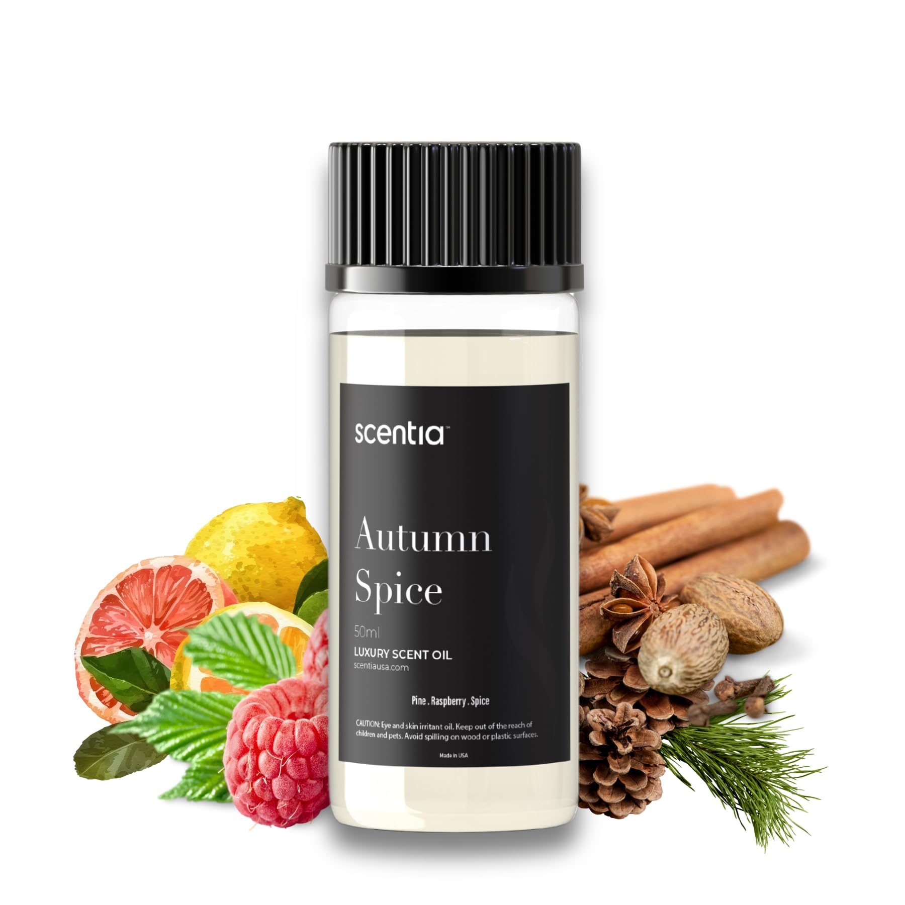 Scentia Autumn Spice Essential Oil 50ml - Pumpkin Spice Diffuser & Fall Decor