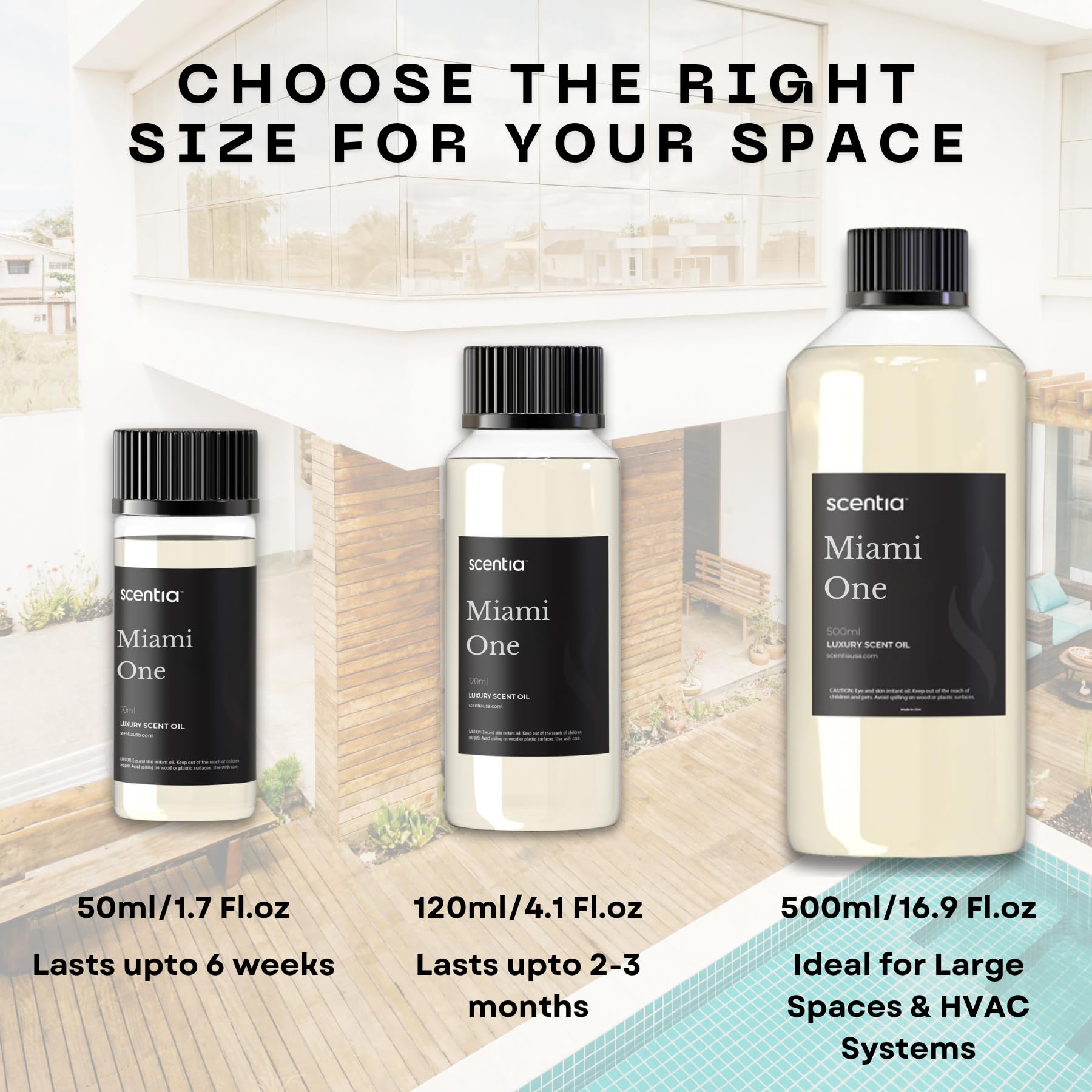 Scentia Miami One Aroma Oil 500 ml – Inspired by 1 Hotel Miami Beach