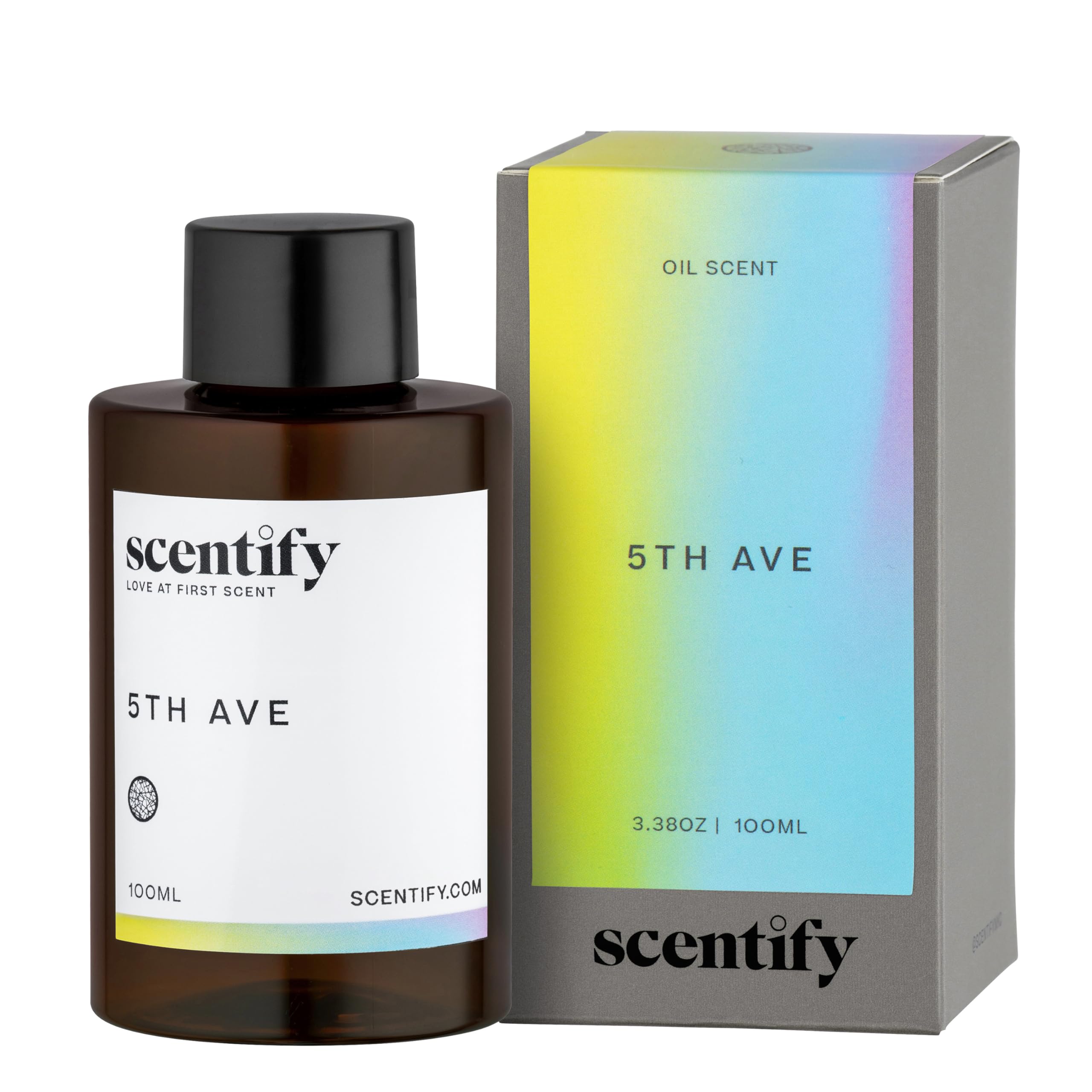 Scentify 5th Ave Aroma Oil Refill – Bergamot, Floral & Gardenia (100ml) for Oil Diffusers