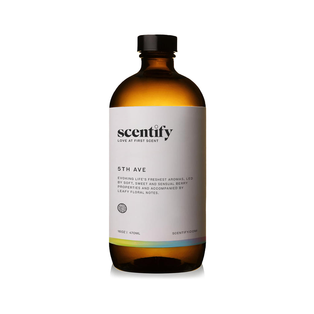 5th Ave Aroma Oil Refill for Diffusers – Bergamot & Gardenia (470ml) | Scentify