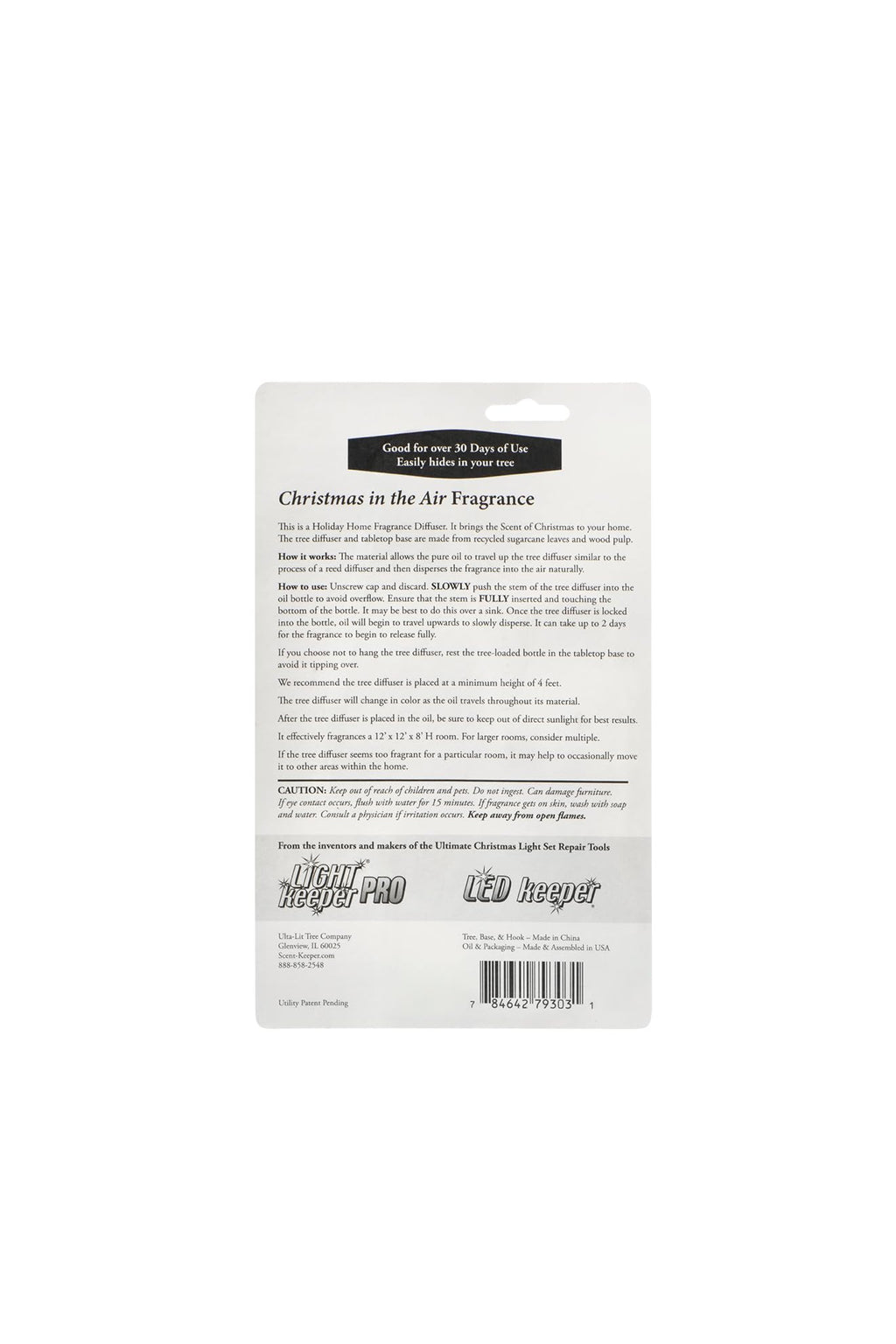 ScentKeeper Christmas Tree Oil Diffuser with 1/2 oz Pure Oil | Ulta Lit Technologies