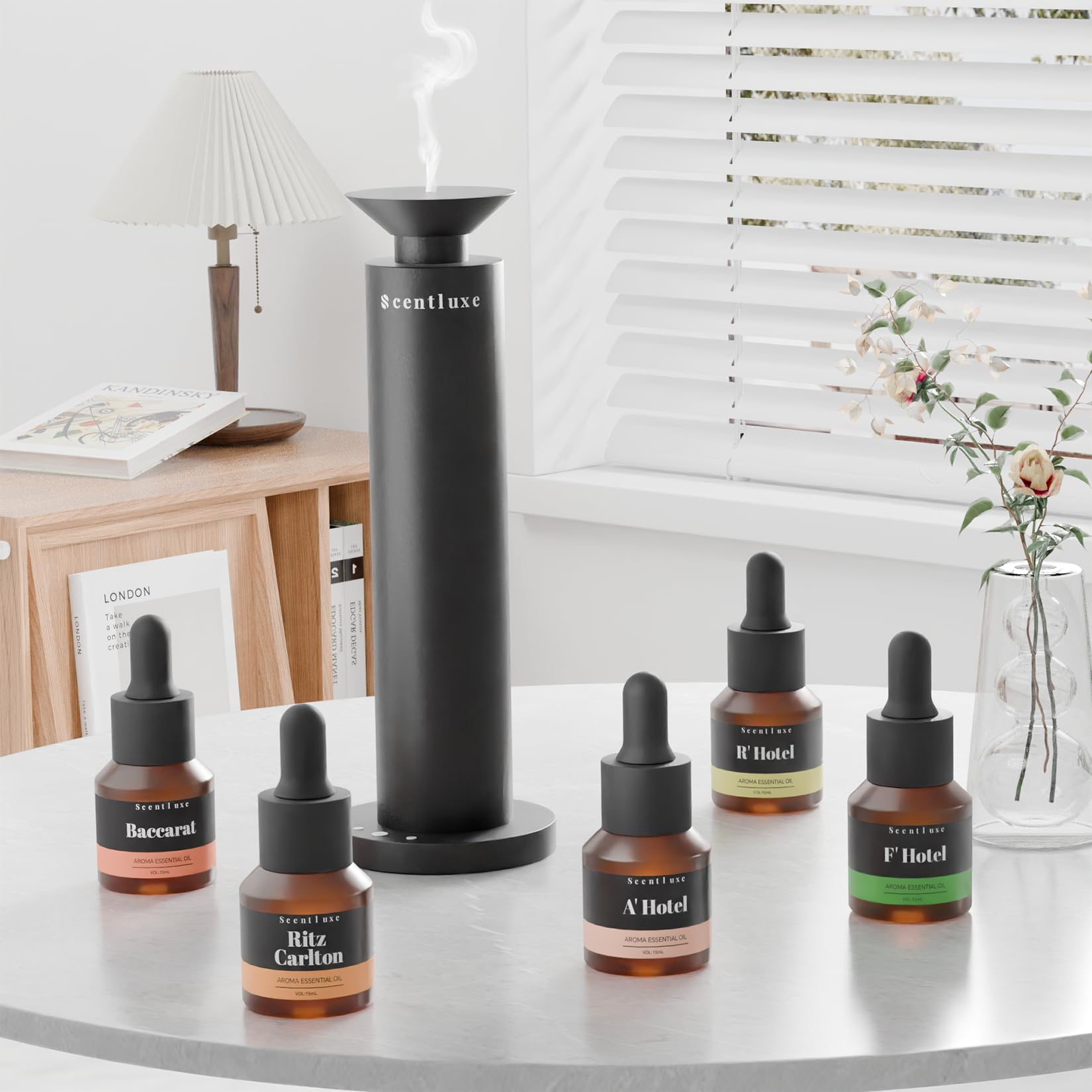F' Hotel Essential Oils for Aromatherapy Diffusers | Scentluxe – Premium 15 mL Fragrance Oil Inspired by Four Seasons Hotel Scents