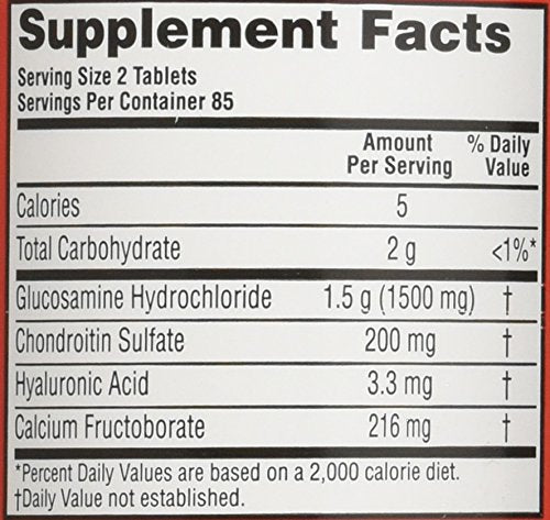 Schiff Move Free Joint Health Dietary Supplement - Advanced Glucosamine Chondroitin, 170 Tablets