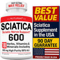 Sciatica Nerve Relief Supplement - 600 mg Alpha Lipoic Acid | Maximum Strength ALA Sciatic Support (120 Capsules)