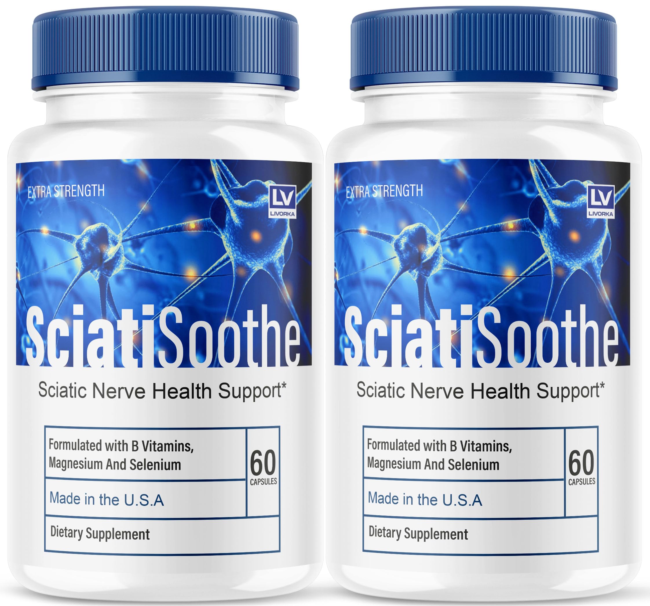 2-Pack SciatiSoothe Capsules | Official SciatiSoothe Sciatica Support