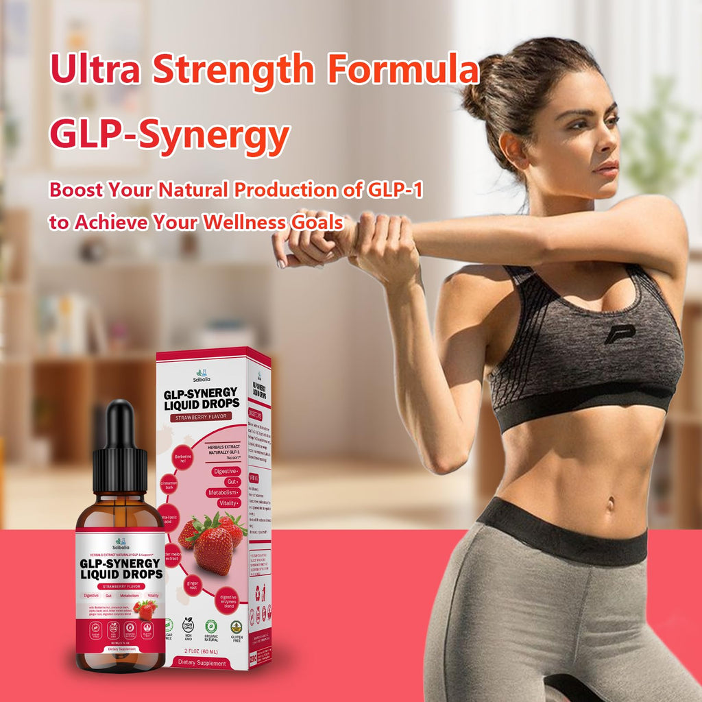 Scibalia GLP-1 Supplement Drops - 12-in-1 Natural Appetite, Metabolism & Digestive Support
