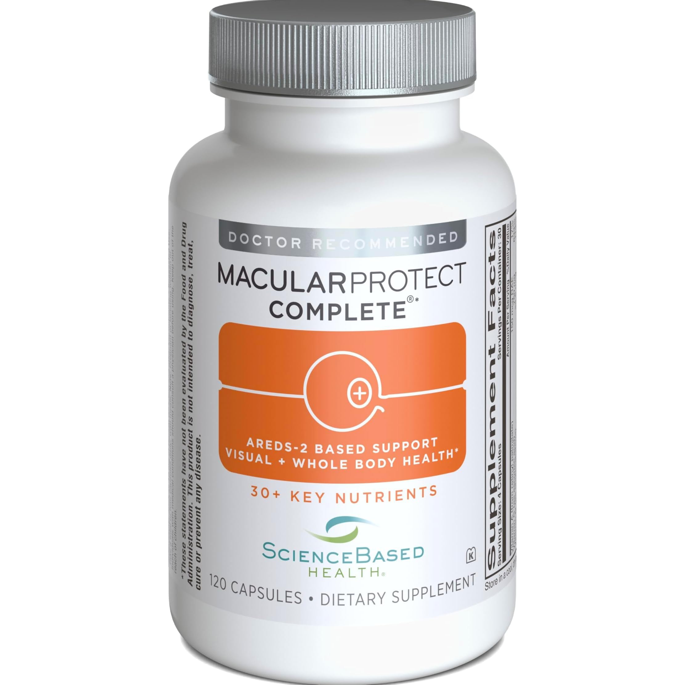 ScienceBased Health MacularProtect Complete – AREDS 2 Eye Health Capsule, 120 Capsules