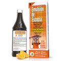 Scotland Cod Liver Oil Emulsion – Orange Flavor, 6.5 fl oz (1 Pack) | Omega-3 + Vitamins A, D, E, B1