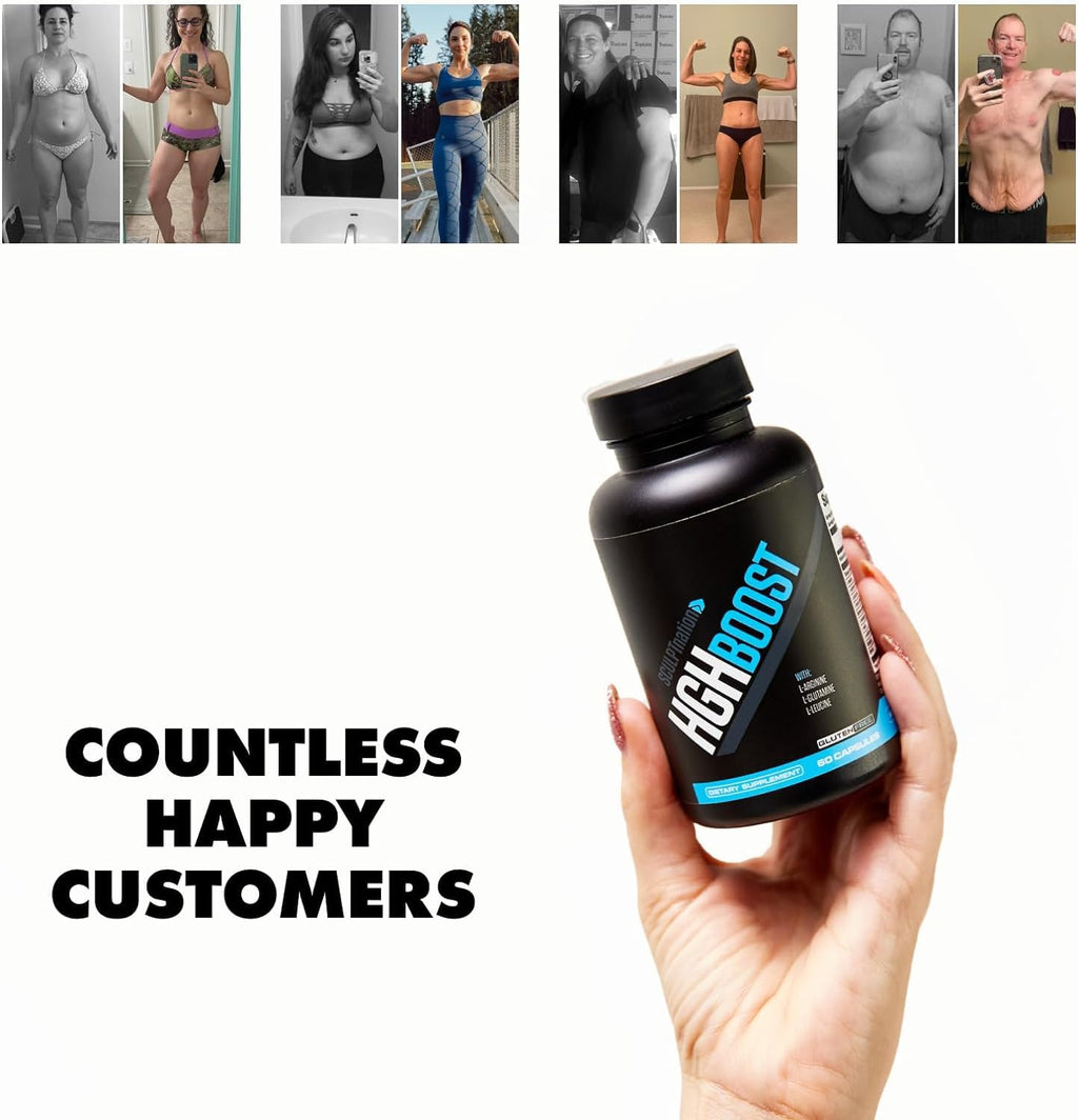 Sculpt Nation by V Shred: L-Arginine, Tribulus & Amino Acids for Energy, Performance & Vitality | 60 Gluten Free Capsules