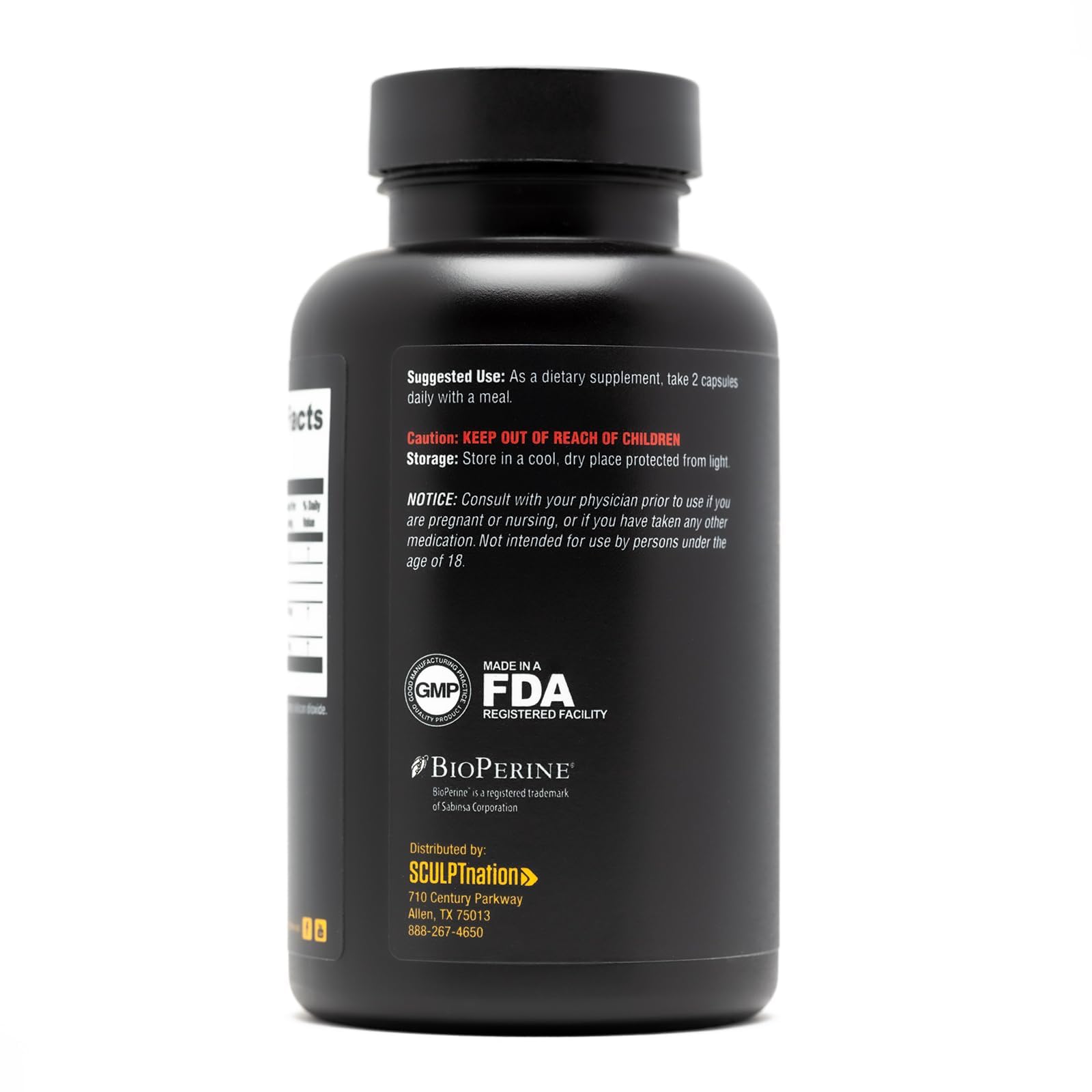 Sculpt Nation by V Shred Turmeric with BioPerine & Sirtmax — Joint Health & Wellness, 60-Day Supply