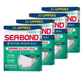 Sea-Bond Secure Denture Adhesive Seals – Fresh Mint, Zinc-Free, All-Day Hold (30 Count, Pack of 4)