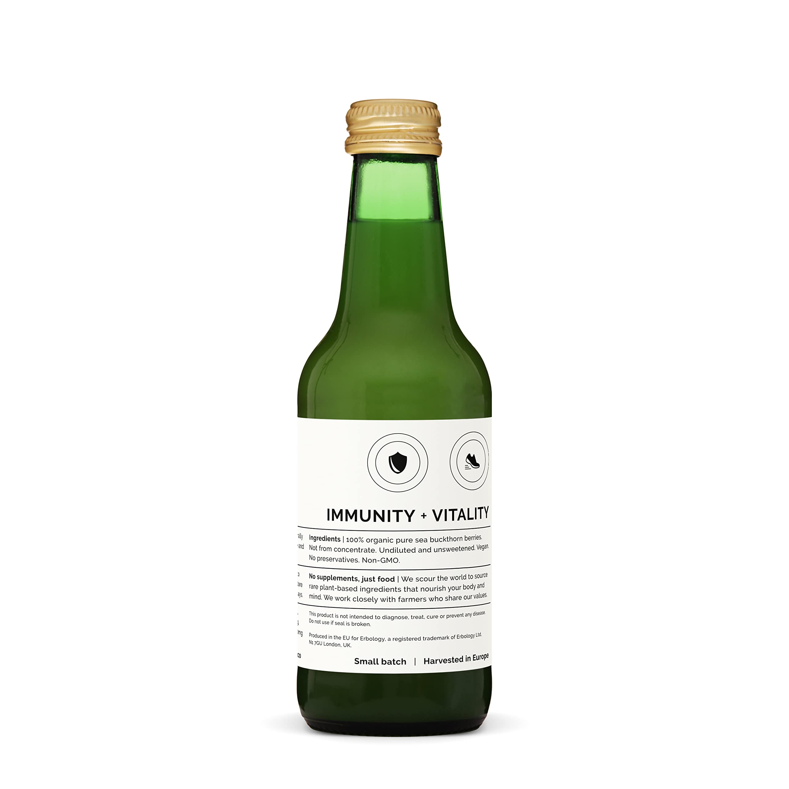 100% Organic Sea Buckthorn Juice 8.5 fl oz – Immune Support & Energy