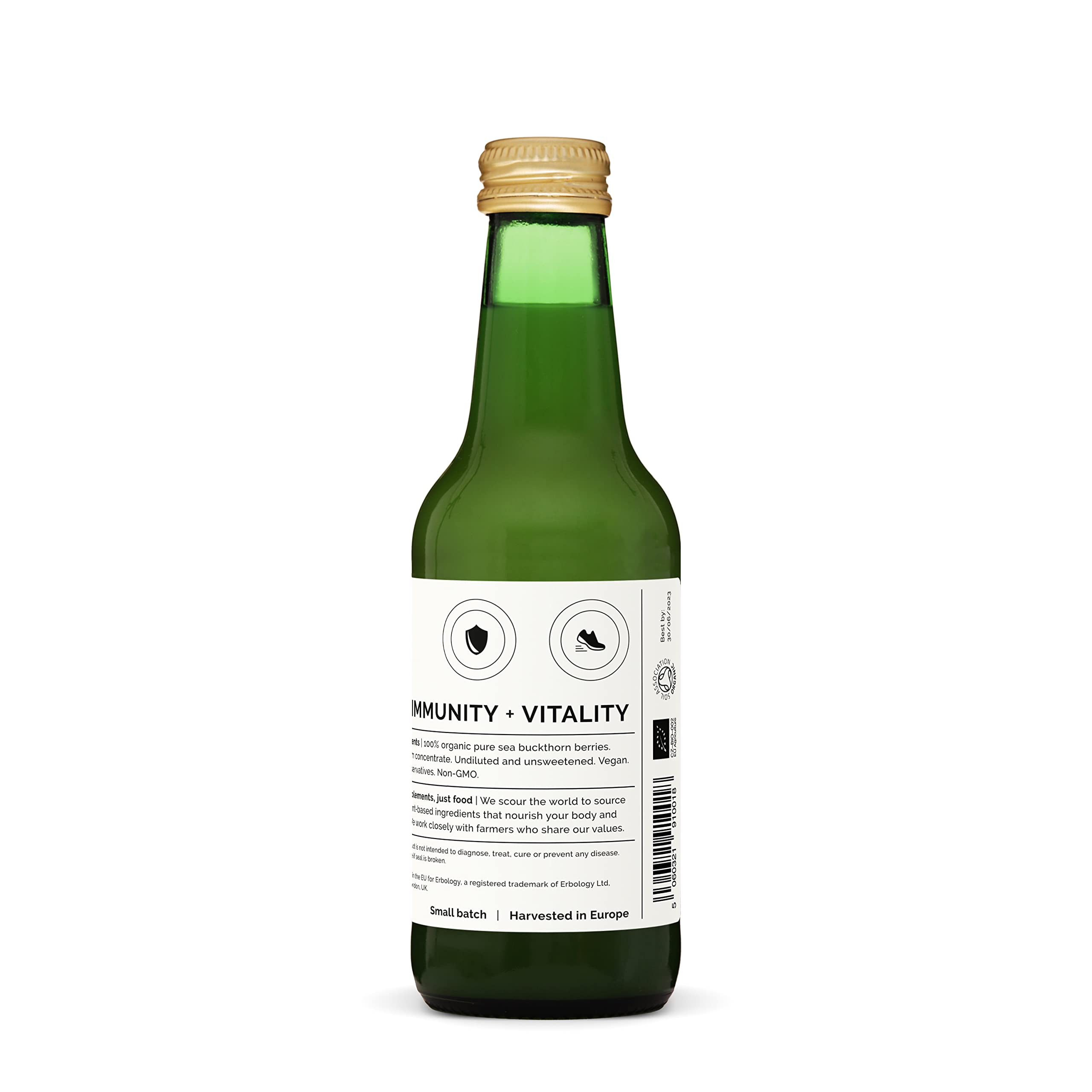 100% Organic Sea Buckthorn Juice 8.5 fl oz – Immune Support & Energy