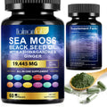 Sea Moss Black Seed Oil Ashwagandha Ginger Turmeric Capsules & Gummies – 60 Count