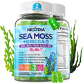 2 Pack Sea Moss Gummies + Algae Omega-3 – Sugar-Free, 15-in-1 Vegan Irish Sea Moss
