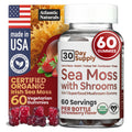 Sea Moss Gummies with Lions Mane Mushroom – 60 Count | 6-in-1 Sea Moss & Mushroom Complex