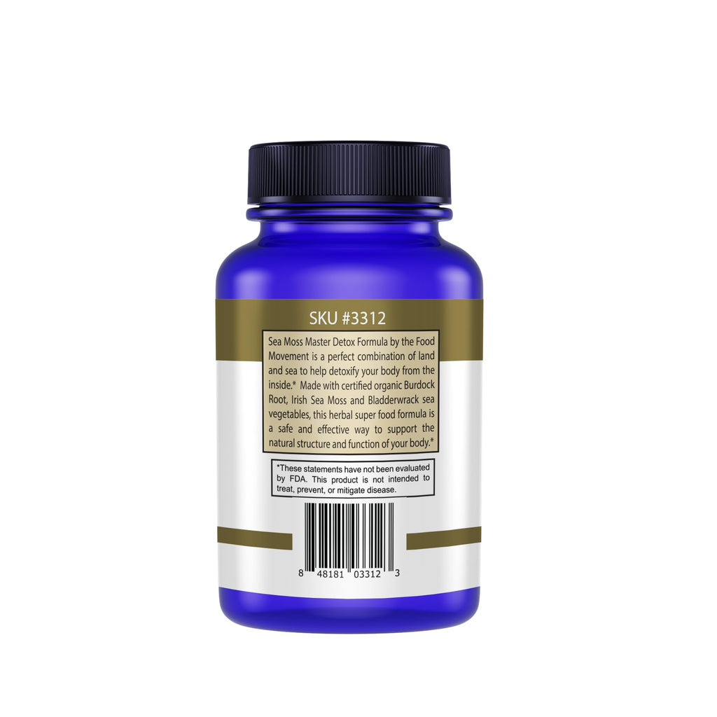 Sea Moss Master Formula with Burdock & Bladderwrack | Gut Health | The Food Movement Co.