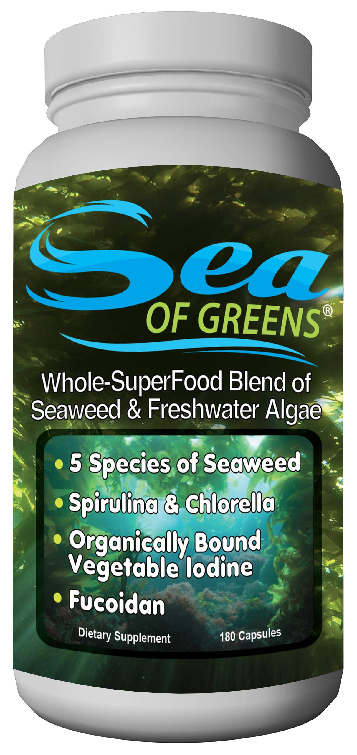 Sea of Greens® Oxalate-Free Seaweed & Algae Supplement