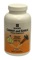 Seagate Carrot and Garlic 500mg – 300 Capsules