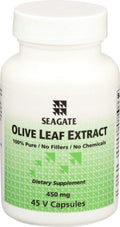 Seagate Olive Leaf Extract 450mg – 45 Capsules | 100% Pure & Pesticide-Free