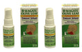 Seagate Homeopathic Olive Leaf Throat Spray - 2-Pack, Raspberry-Spearmint, 1 oz