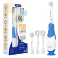 SEAGO SG-513 Navy-C Toddler Electric Toothbrush (0-3y) – 2-Min Timer, 4 Replacement Heads