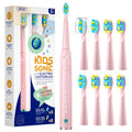 SEAGO Kids Electric Toothbrush SG2303 Pink – 5 Modes, 8 Heads, Ages 3–12