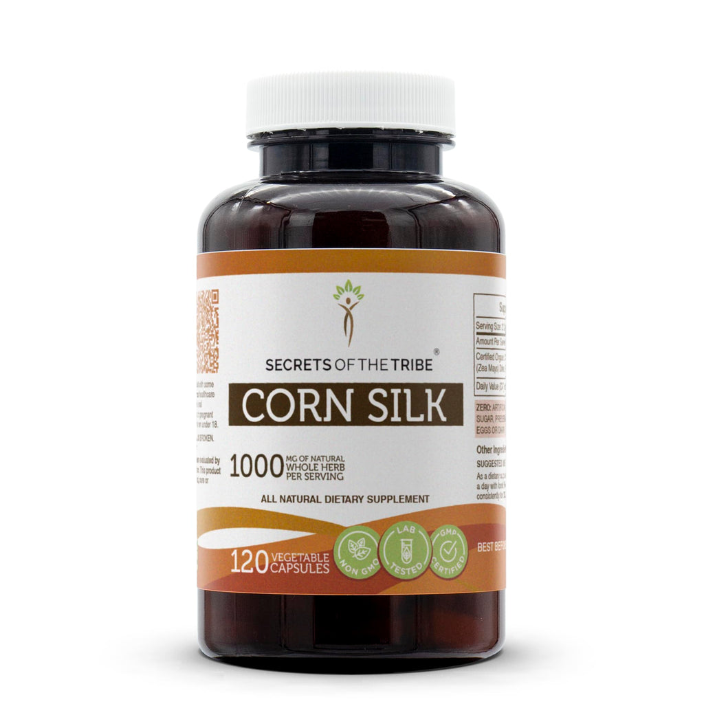 Secrets of the Tribe Corn Silk – 120 Capsules, 1000 mg Zea Mays Dried Silk