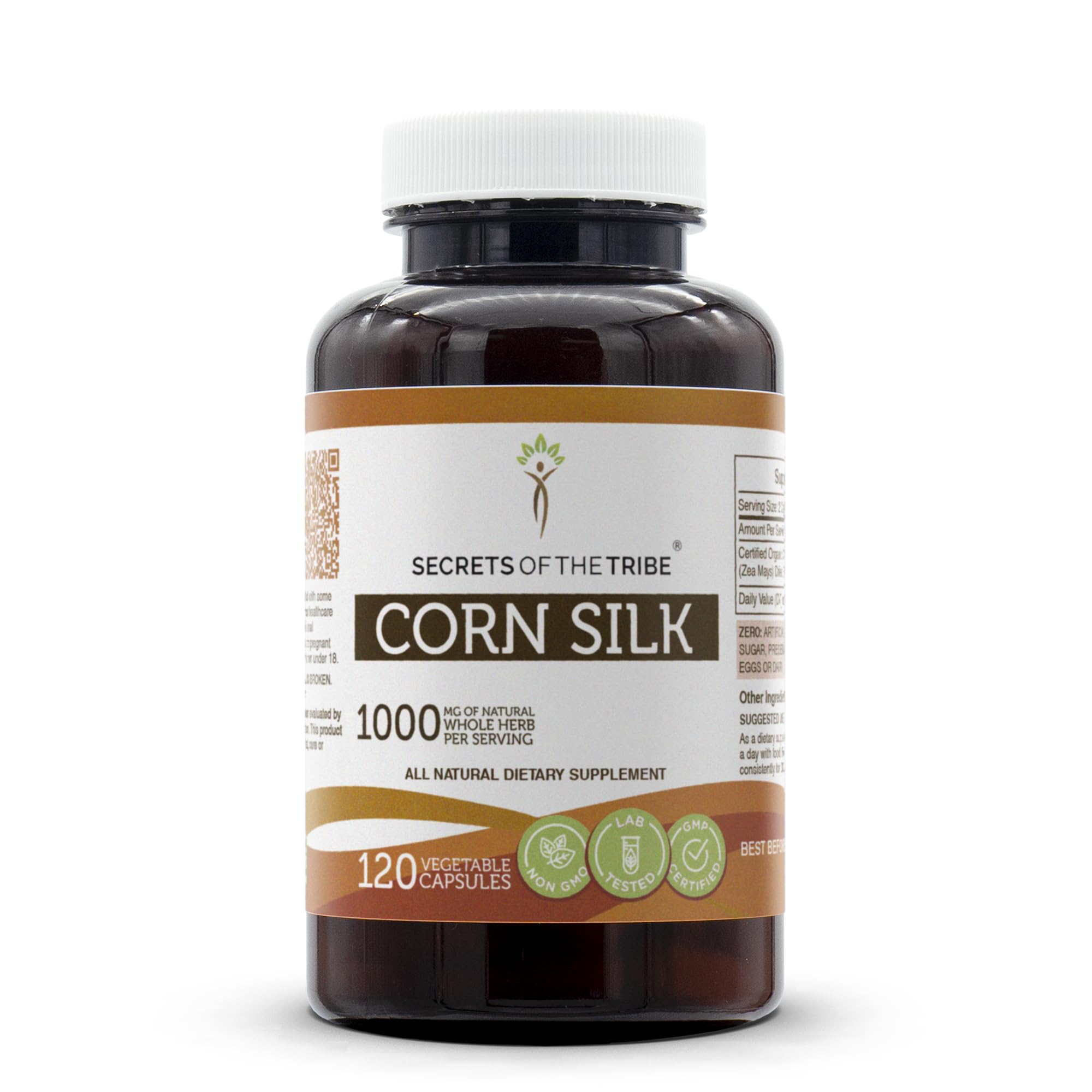 Secrets of the Tribe Corn Silk – 120 Capsules, 1000 mg Zea Mays Dried Silk