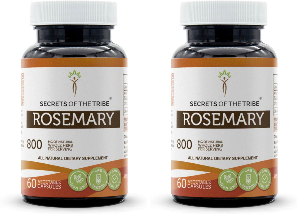Secrets of the Tribe Rosemary 60 Capsules 800 mg - 2-Pack