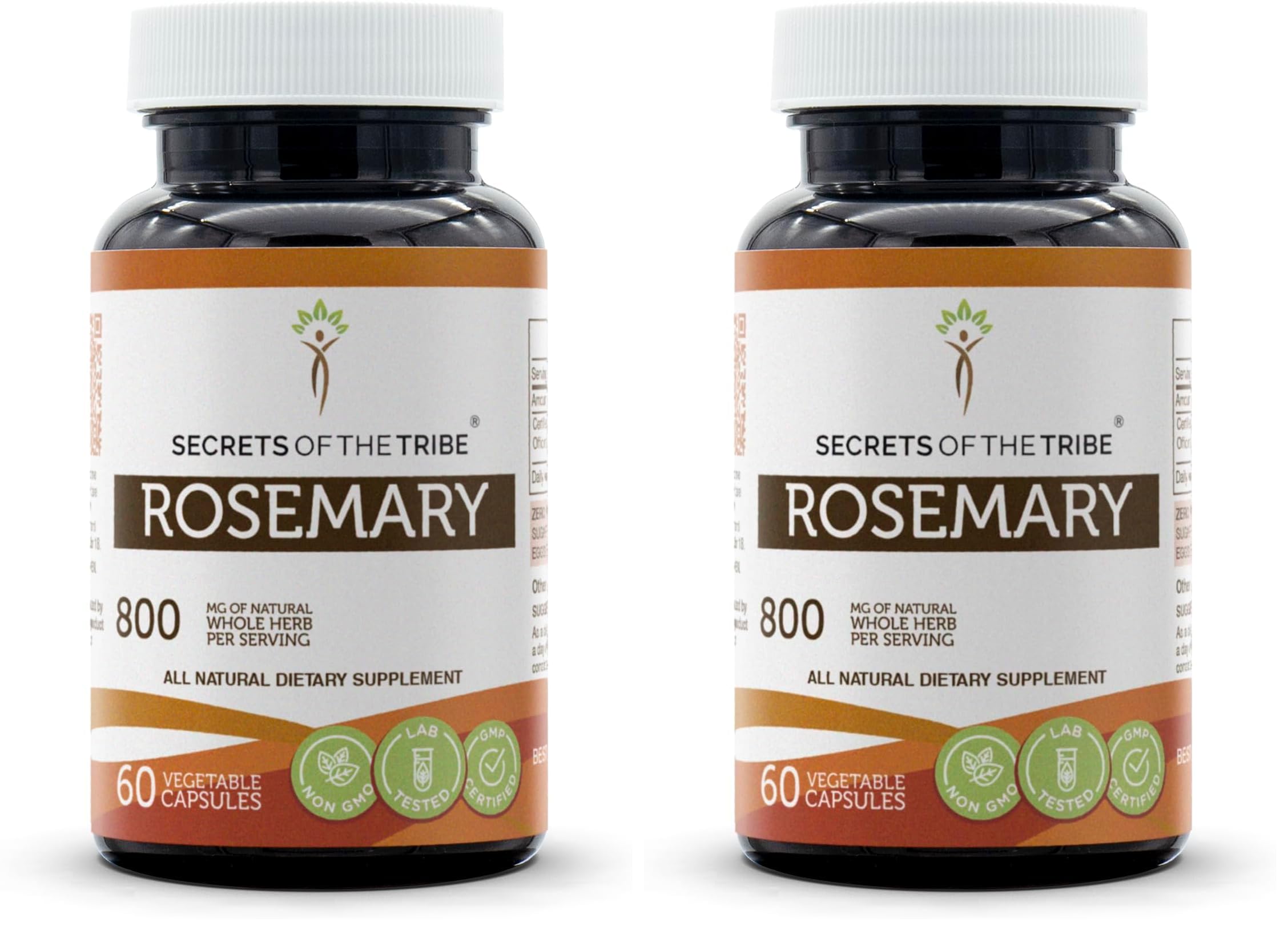 Secrets of the Tribe Rosemary 60 Capsules 800 mg - 2-Pack