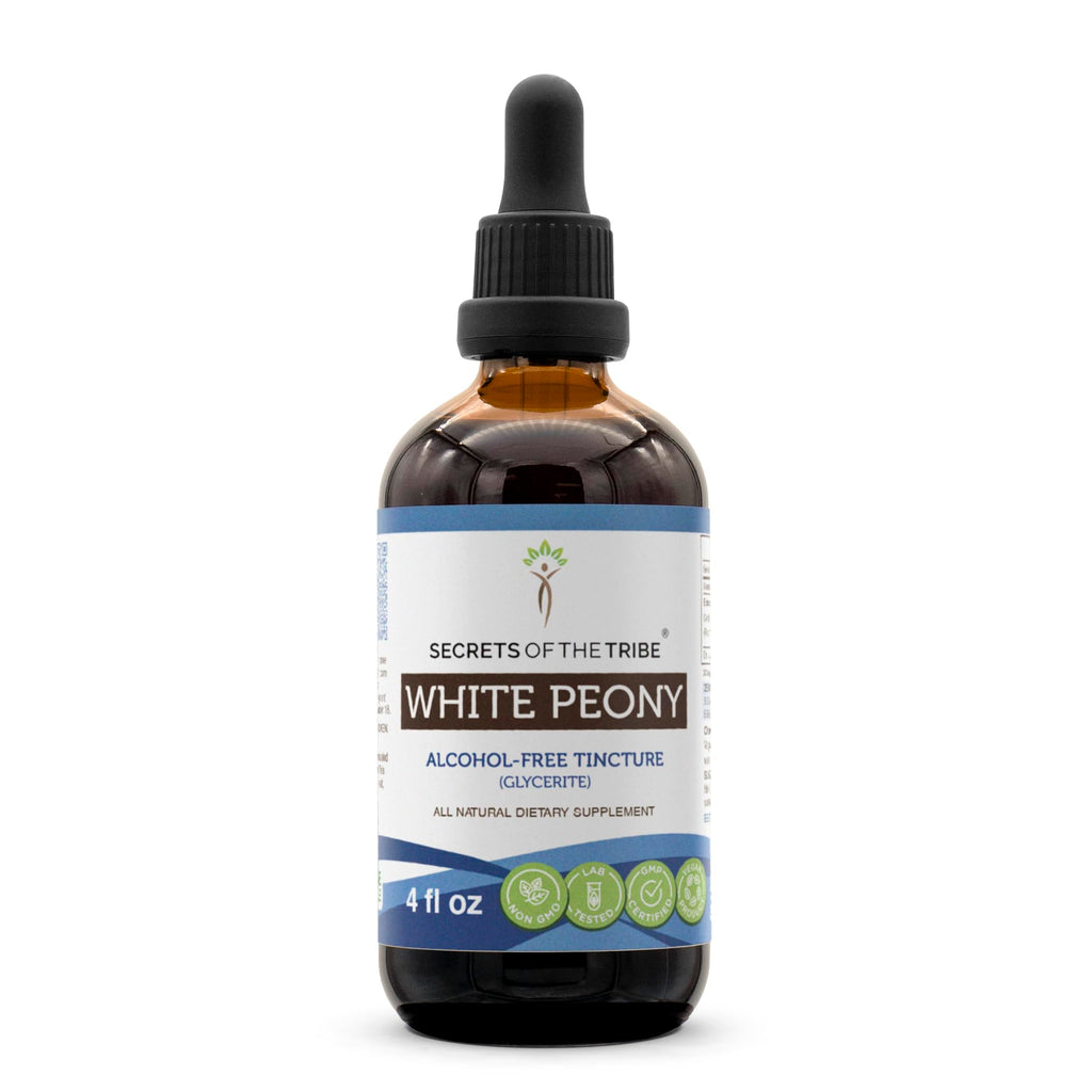 Secrets of the Tribe White Peony Tincture 675 mg Alcohol-Free Glycerite