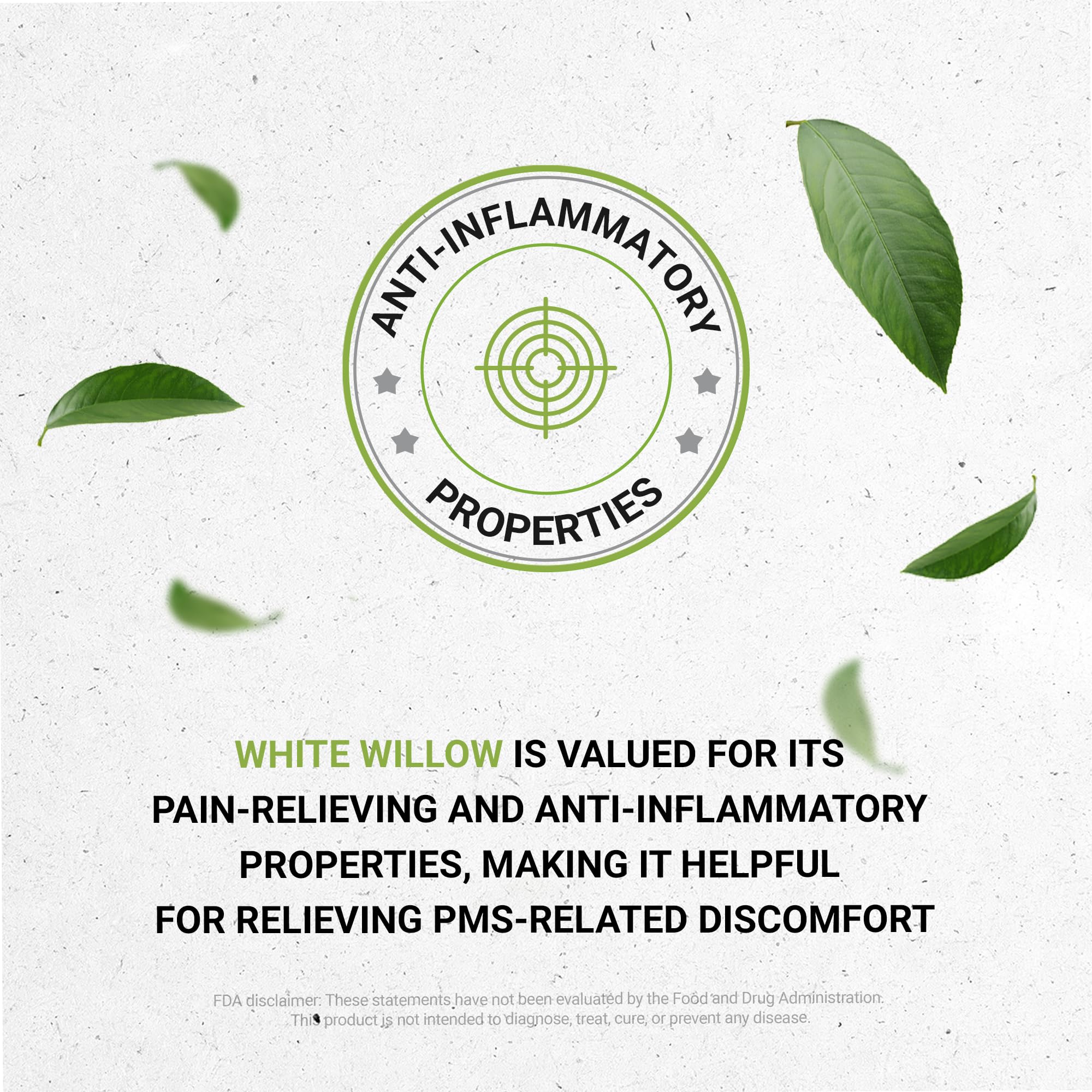 Secrets of the Tribe White Willow Alcohol-Free Extract – Salix Alba Bark Tincture 2 fl oz
