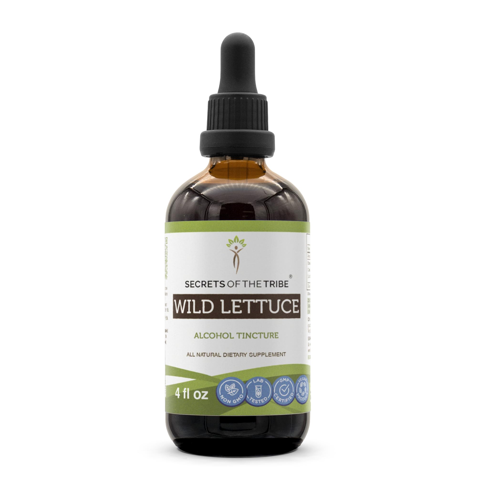 Wild Lettuce Tincture (Lactuca virosa) – High-Potency Herbal Drops, 4 oz | Secrets of the Tribe