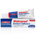 Secure Waterproof Denture Adhesive - Zinc Free - Extra Strong Hold 1.4 oz