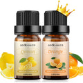 Sedbuwza Lemon & Orange Essential Oil Set - 2x10ml | Diffuser & Aromatherapy