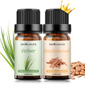 Sedbuwza Sandalwood Vetiver Essential Oil Set – 2 x 10 ml