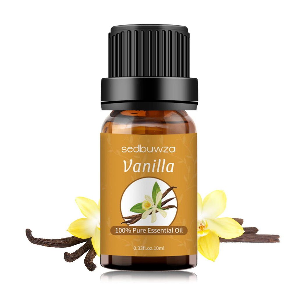 Sedbuwza Vanilla Essential Oil | Organic Vanilla Fragrance for Diffuser