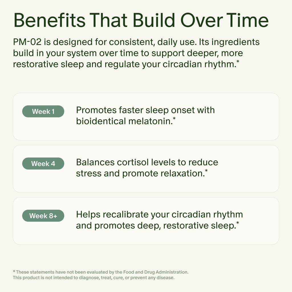 Seed PM-02 Sleep + Restore - Melatonin + Ashwagandha Sleep Aid (30-Day, Vegan)