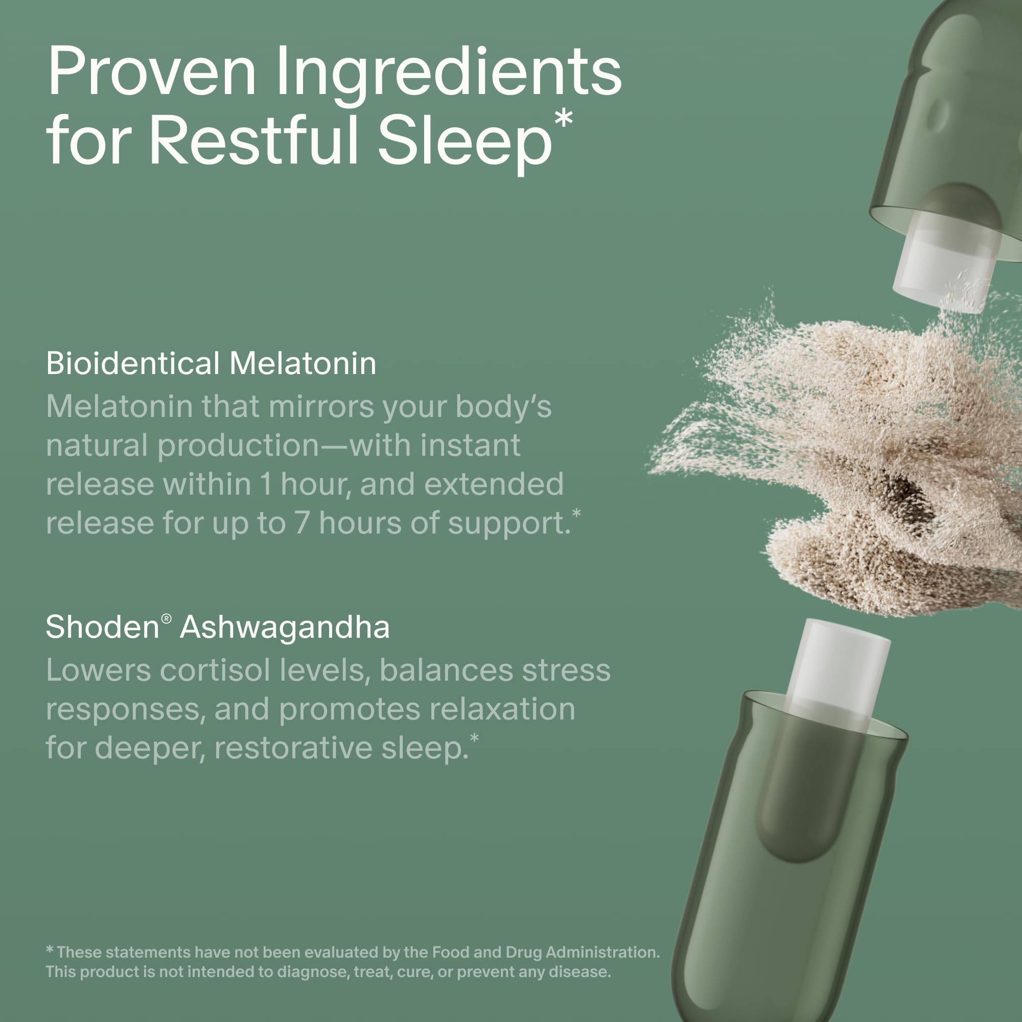 Seed PM-02 Sleep + Restore - Melatonin + Ashwagandha Sleep Aid (30-Day, Vegan)