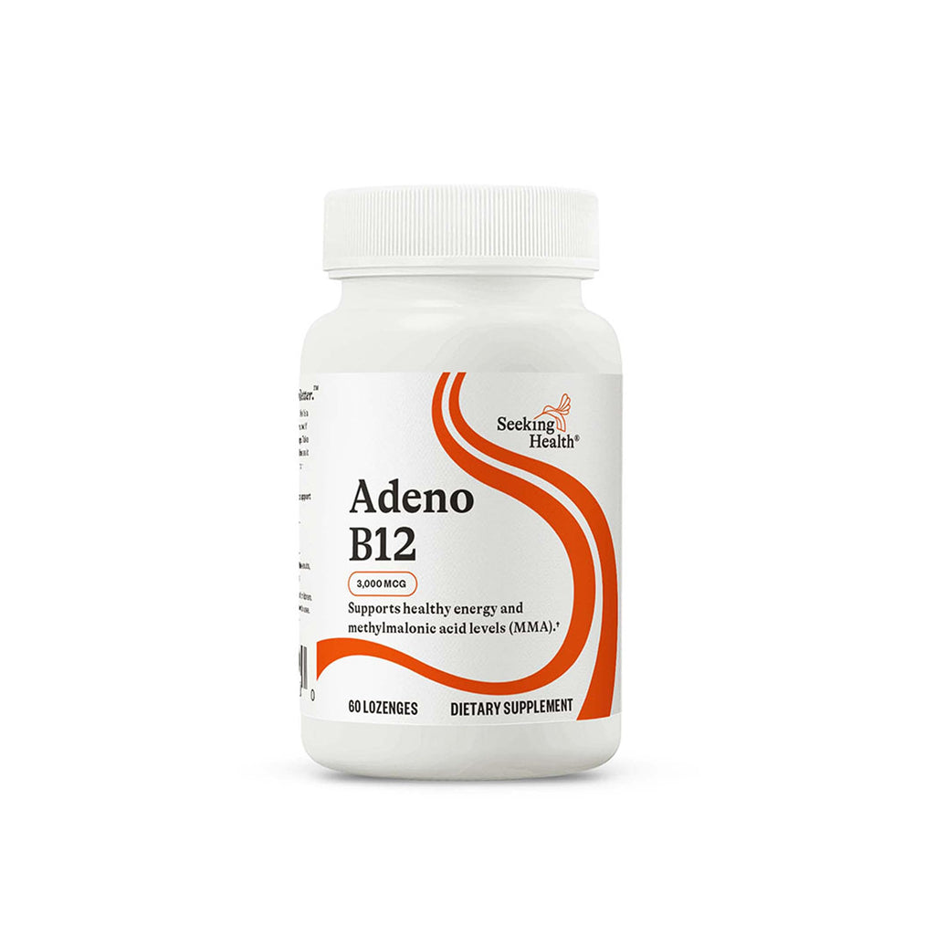 Seeking Health Adeno B12 - 3000 mcg Lozenges for Energy & Brain Health | Cherry Flavor