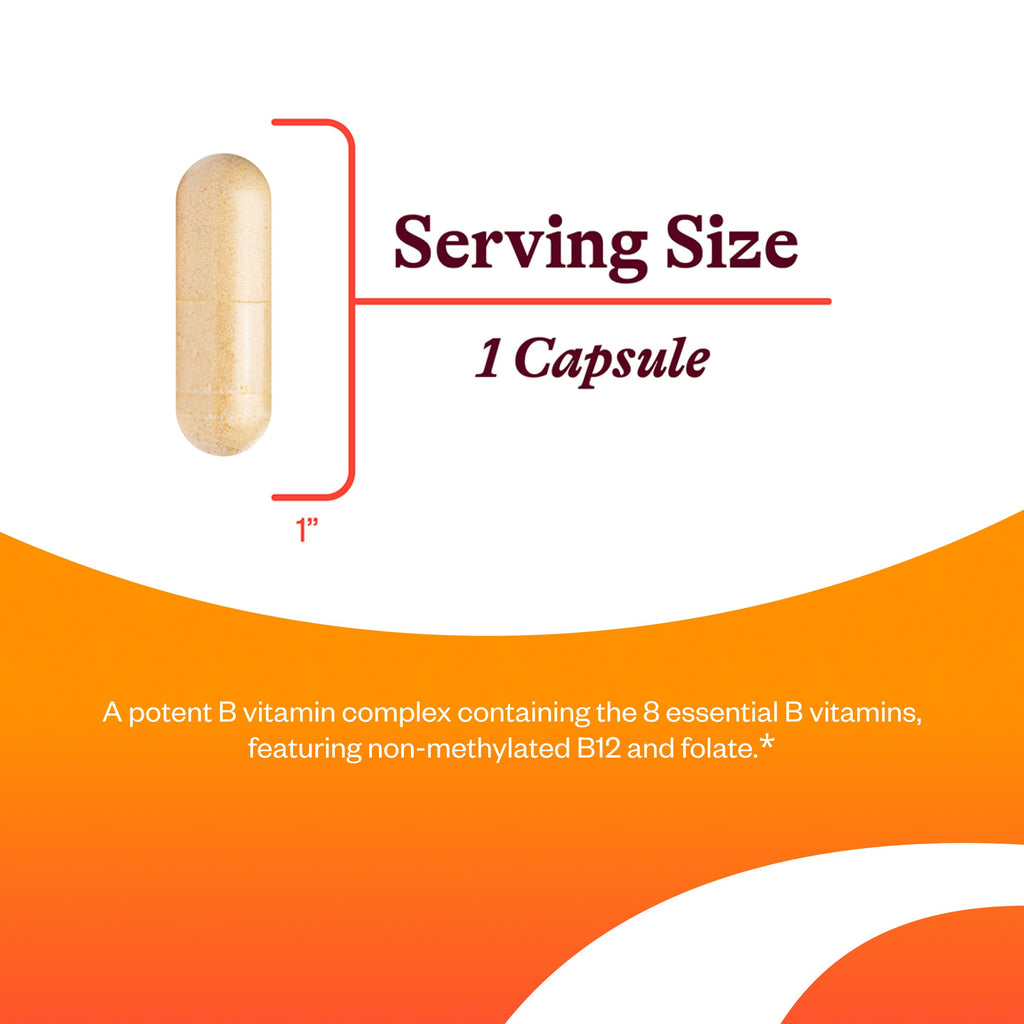 Seeking Health B Complex MF - B Complex with Folate & Folinic Acid (100 Caps)