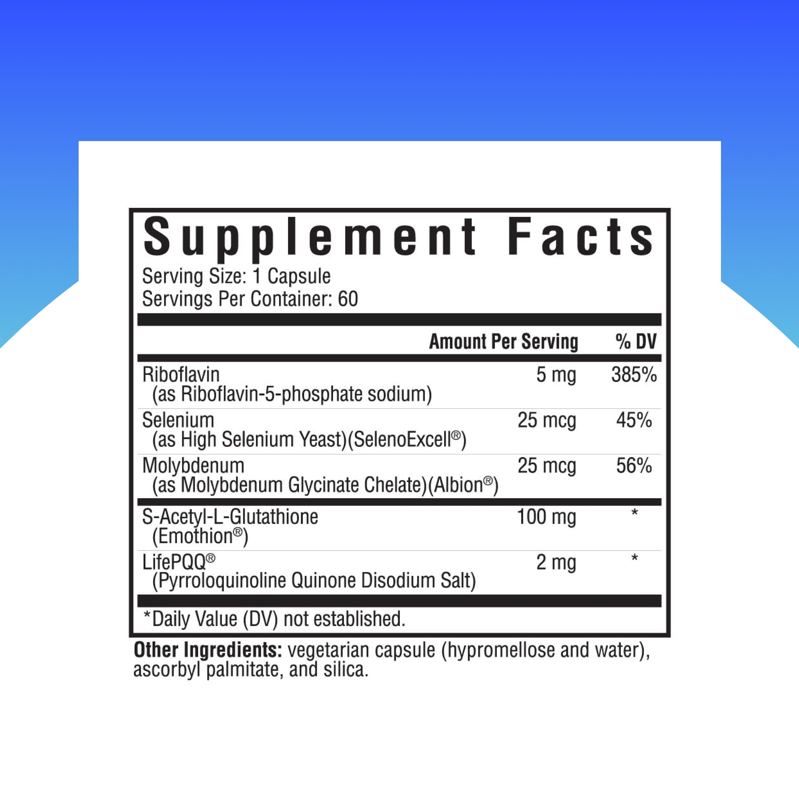 Seeking Health Glutathione Plus – 100 mg S-Acetyl-L Glutathione with Cofactors | Immune & Detox Support | 60 Capsules