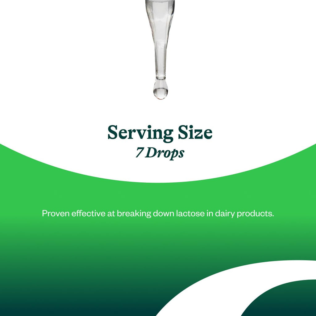 Seeking Health Lactase Drops - Lactase Enzyme Liquid Supplement for Dairy Intolerance Support | 0.50 Fl oz, 52 Servings