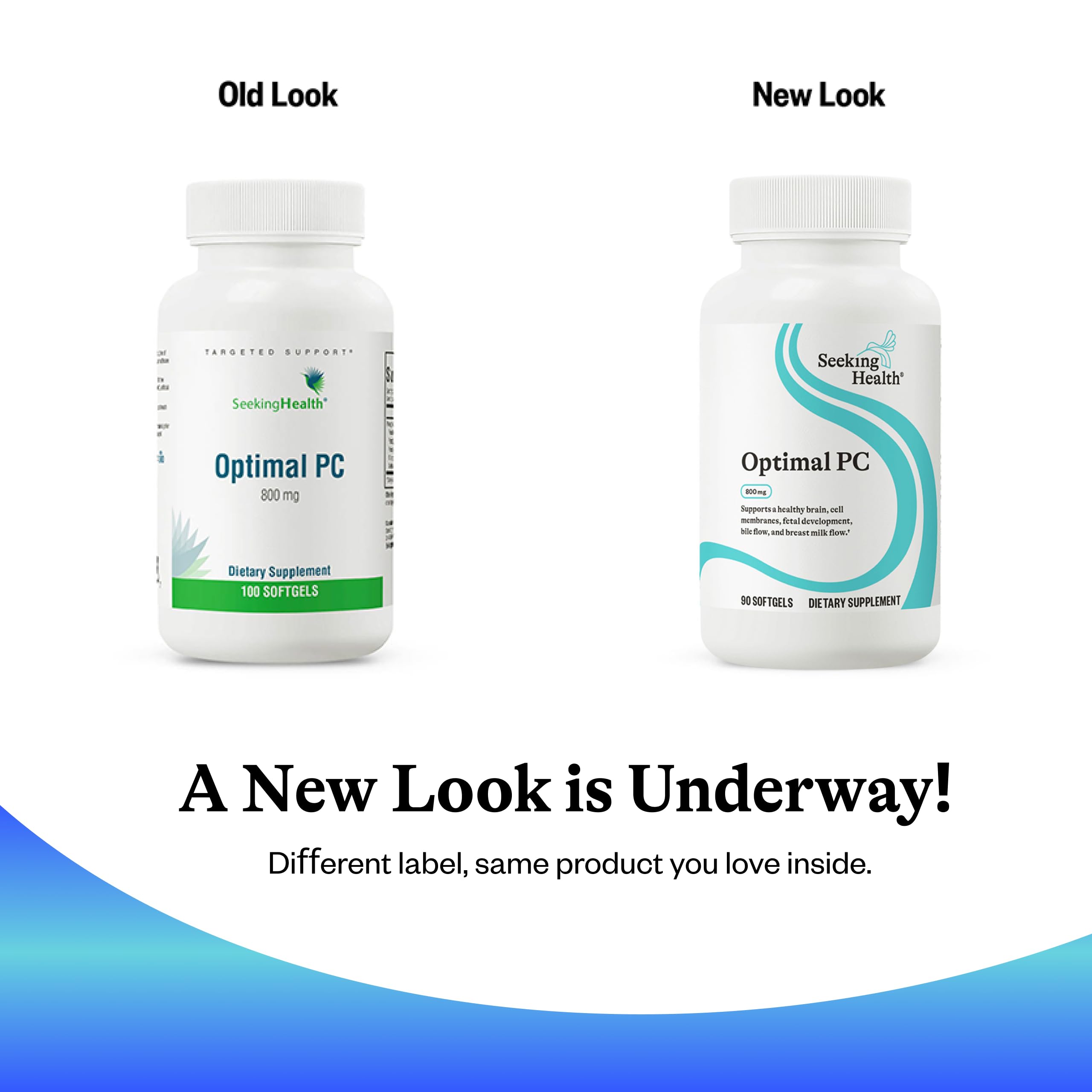 Seeking Health Optimal PC – Choline for Brain & Liver Health, 90 Softgels
