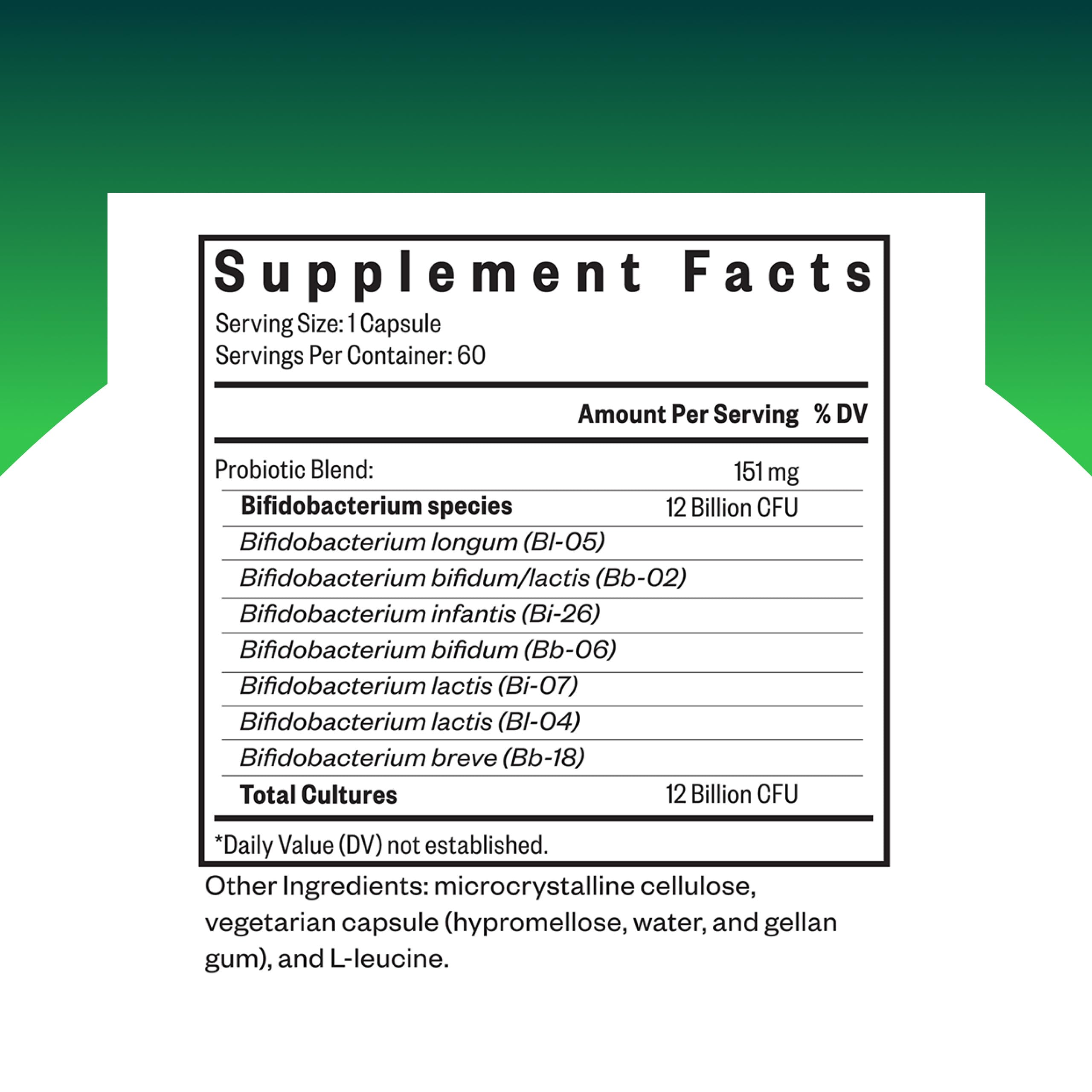 Seeking Health ProBiota Bifidobacterium — 60 Capsule Probiotic (Bifido-Only) – Vegan