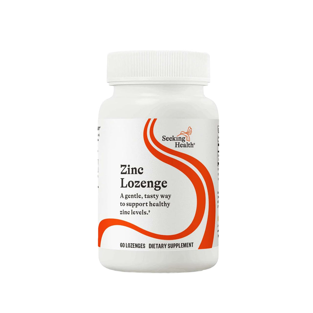 Seeking Health Zinc Chewable 15 mg | TRAACS Chelated Zinc Bisglycinate for Immune Support (60 Lozenges)