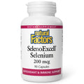 Natural Factors SelenoExcell Selenium 200 mcg – Antioxidant & Immune Support, 90 Capsules